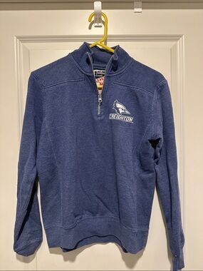 Creighton Blue Quarter-Zip Pullover Sweatshirt